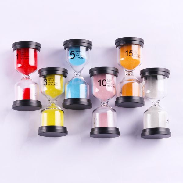Simple Small Hourglass Sand Clock 1min 2min 3min 5min 10min 15min 30min Cool
