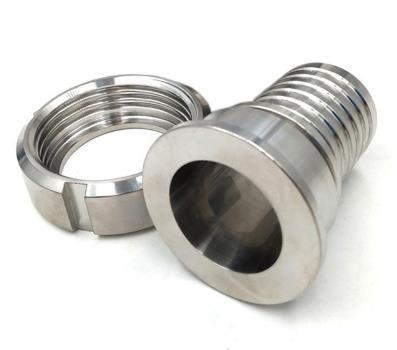 Buy cheap SMS 50.8mm Stainless Steel Hose Couplings With Toothed Hose Shank Nut from wholesalers