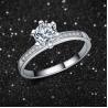 Buy cheap Women Brilliant Cubic Zircon Sterling Silver Engagement Ring (RE118) from wholesalers