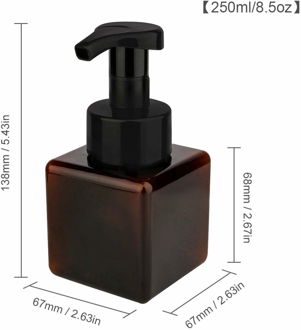 Lightweight Foam Pump Dispenser Bottle For Shampoo Shower Gel Variety Colors