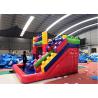 Buy cheap Outdoor Inflatable Bounce House Combo , Triple Play Moonwalk Double Slide Combo from wholesalers