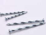 Galvanized Steel Concrete Nails Box Packing / Bulk Packing For Construction