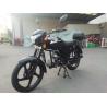 Buy cheap 70cc 110cc Low Cc Sport Bikes , 49cc Matte Black Street Bike With Big Footrest Front Bumper from wholesalers