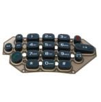 Pantone Color Silicone Rubber Keypads 30 Shore A For Electronic Products