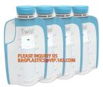 Food grade breastmilk storage packaging bag, breast milk pack bag,reusable baby