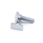 Grade 8.8 Din Hammer Head Bolt For Mounting Rail Photovoltaic And Elevator