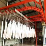 Versatile Overhead Powder Coating Conveyor System Powder Coating Paint Lines