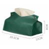 Buy cheap Fancy Real Leather Debossed Car Tissue Box BPA Free from wholesalers