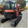 Buy cheap Second Hand Kubota U55-4 Excavators Used Kubota 5 Ton Digger With Crawler Chain from wholesalers