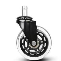 Buy cheap Universal Office Chair Silent Caster PU Transparent Wheel Caster 2 Inch product