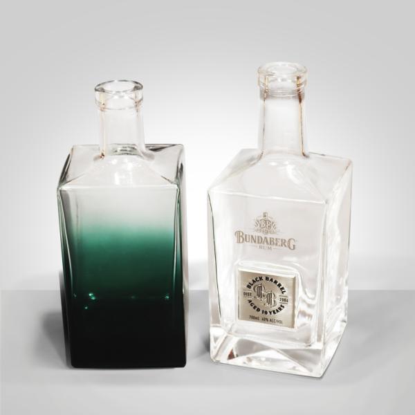 Buy cheap Hot Stamping Luxury Spirits Bottle Whiskey Bourbon Brandy 900g-1200g from wholesalers