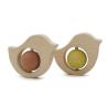 Buy cheap Chick Type BPA Free Baby Boy Rattle Laser Etch Educational Wood Toy from wholesalers