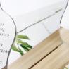 Buy cheap Curvy Portable Lighted Makeup Mirror Wood Stand For Vanity from wholesalers