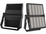 500W High Power Black Aluminum Outdoor Stadium Lighting , LED Sports Ground