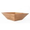 Buy cheap Bamboo large square salad bowl with serving hands from wholesalers
