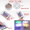 Buy cheap Rgb Submersible LED Lights Remote Controlled Bowl Shape 10 LEDs Type from wholesalers
