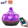 Buy cheap 7 Color Changing LED Light Aromatherapy Essential Oil Diffuser air ultrasonic humidifier Light Wood color GK-YX-3D-005 from wholesalers