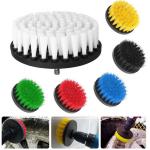 Electric Plasstic Soft Drill Brush Attachment for Cleaning Carpet Leather Glass