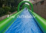 Single Lane Inflatable Street Water Slide PVC Tarpaulin Slip N Slide For Adults