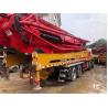Buy cheap 60m Concrete Boom Pump Semi-Dry Shotcrete Type Heavy Equipment Mercedes Benz Chassis from wholesalers