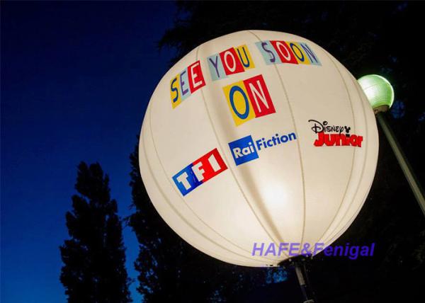 Buy cheap Led 200w Lighting Inflatable Stand Tripod Balloon For Event Advertising from wholesalers