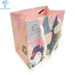 Pink Underwear Paper Shopping Bags With Handles Matt Lamination