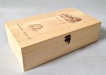 Unfinished Pine Wooden Storage Box With Lock For Jewelry And Other Personal