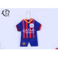 Buy cheap Soccer Fans Car Decoration Items Window Mini Jersey With Sucker Hanger Promotion product