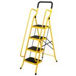 Industrial Warehouse Ladders Safety 2m Platform Household Picking Trolley Ladder
