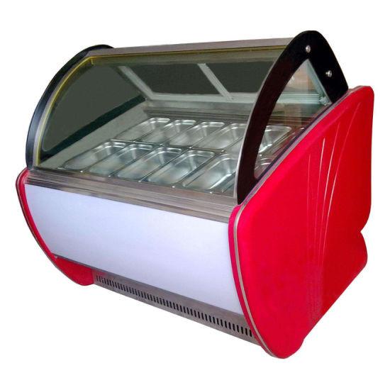 Buy cheap 1500mm Back Door Ice Cream Showcase Freezer 480L Capacity Auto Defrost Type from wholesalers