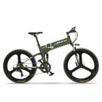 26 Inch Electric Folding Bike , 400W Lankeleisi Electric Bike 10AH L G Battery