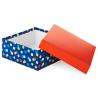 Buy cheap Ivory Board Multicolor Dots Rigid Kraft Boxes For Multiple Gifts from wholesalers