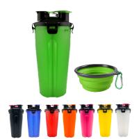 Buy cheap Collapsible Bowls Dog Drinking Water Bottle SEDEX 2-In-1 For Pets Walking product