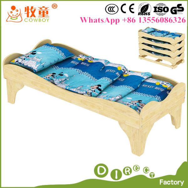 Buy cheap Guangzhou China Manufacturer Kids Child Care Wooden Stackable Beds for Kindergarten from wholesalers