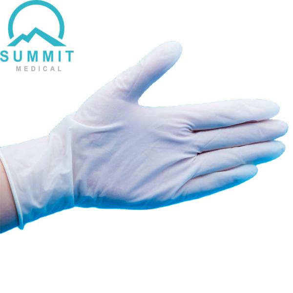 0.08mm Medical Disposable Examination Gloves , Powder Free Sterile Latex