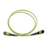 Buy cheap MPO MTP Cable 8 Fiber 12 Fiber 24 Fiber OM5 OFNR Jacket Lime Green from wholesalers
