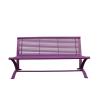 Buy cheap Powder Coated Steel Exterior Park Benches , Garden Bench 6ft Waterproof from wholesalers