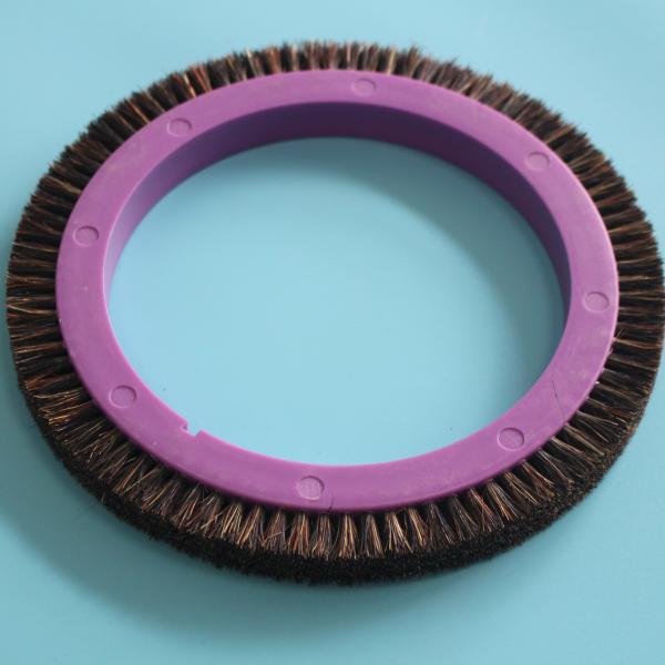 Buy cheap Artos Stenter Machine Parts Brush Wheel Plastic Body Bristle Pig Hair 145mm Inner Dia from wholesalers