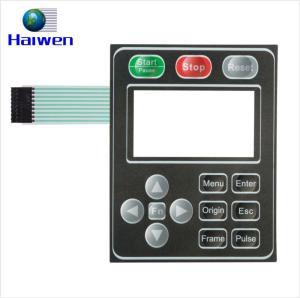 China Flexible waterproof membrane switch with poly dome on sale