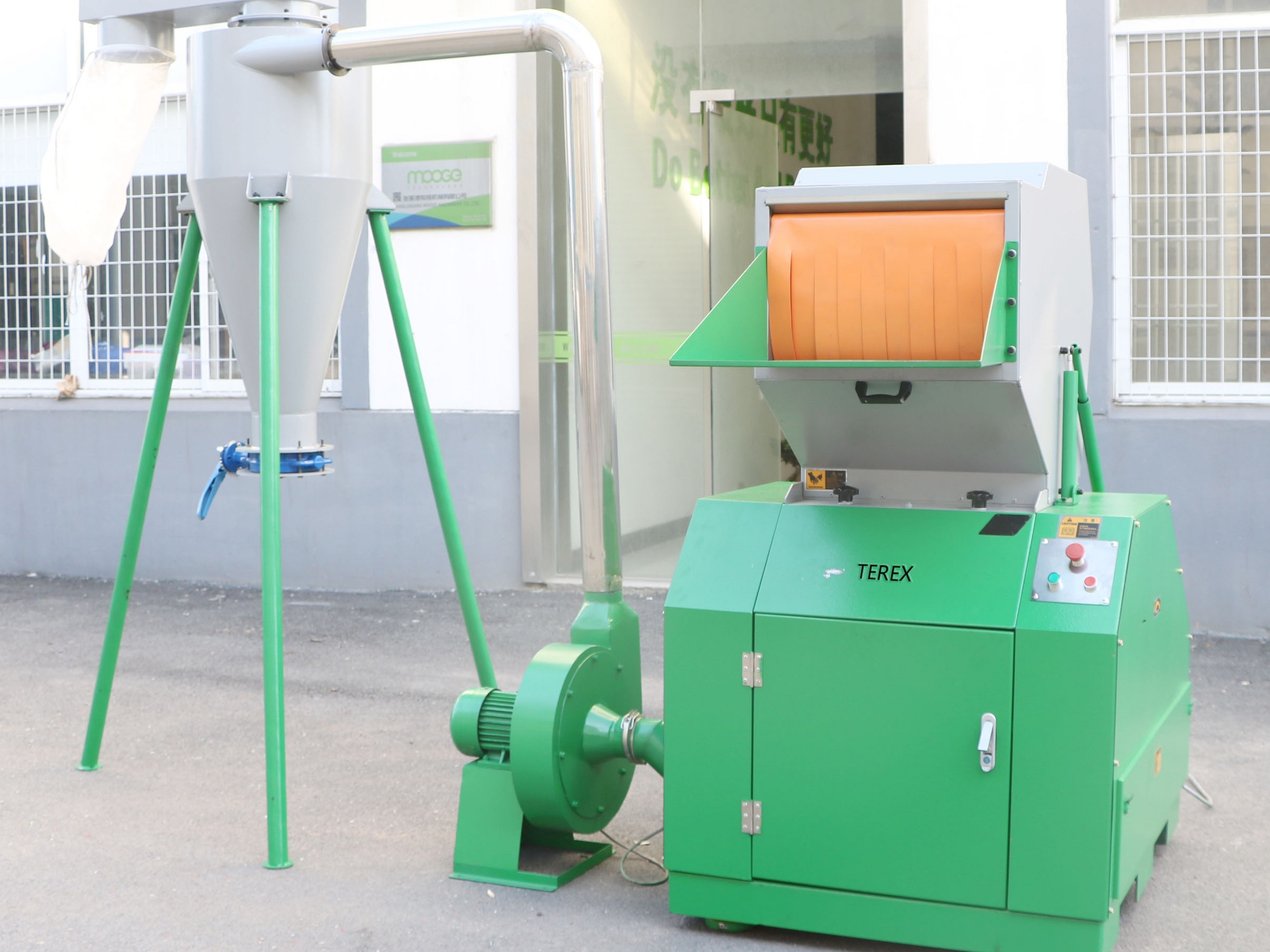 Plastic Recycled Hdpe Pe Film Granules Making Granulator Machine