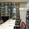 Buy cheap Wall Hanging Stainless Steel Wine Cabinet luxury Custom For Hotel from wholesalers