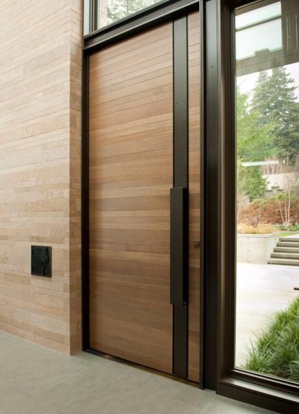 Buy cheap Natural Veneer Interior Wooden Sliding Doors 210cm Sliding Wood Door For Bedroom from wholesalers