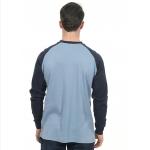 Durable Mechanical FR Henley Shirt 7oz Fire Resistant Long Sleeve