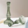Buy cheap Green Color Glass Candle Holder Taper Candlestick Machine Made from wholesalers