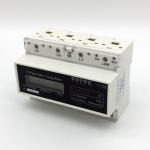 Plastic Din Rail Mounted KWH Meter , Long Life Active Din Rail Hour Meter