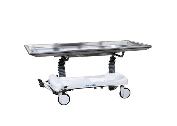 Medical Hydraulic Cadaver Trolley Height Adjustable Mortuary Stretcher For