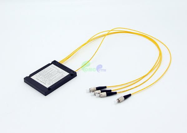 Quality Accurate Coupling 1x3 Fiber Optic Coupler Low Insertion Loss Optical Cable Coupler for sale