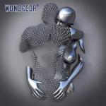 Love Concept Metal Wall Art Sculpture hug shape For Interor Decor