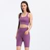Buy cheap Yoga Buttery Soft Cross Back Push Up Energy RGS Bra Gym Fitness Set 230gsm from wholesalers