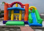 Amusement Park Inflatable Jumping Castle / Airplane Bouncy House with Logo